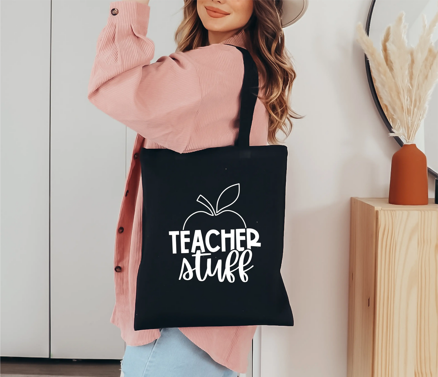 Teacher Stuff Canvas Tote Bag
