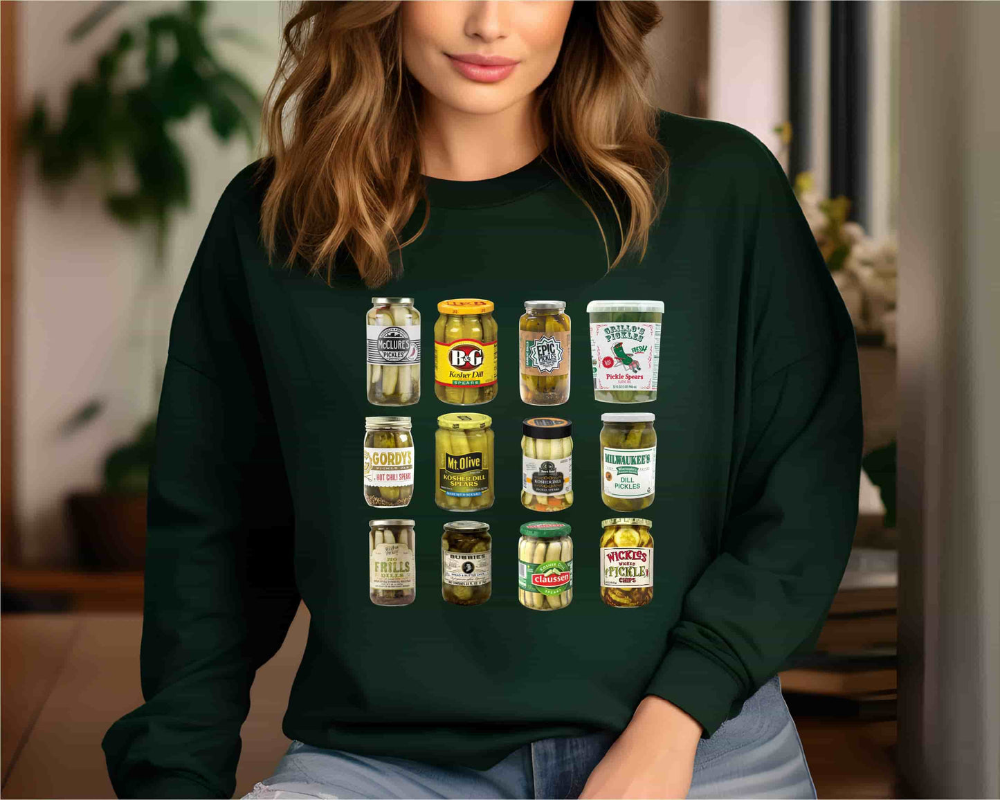 Canned Pickle Sweatshirt , Canning Season Sweater