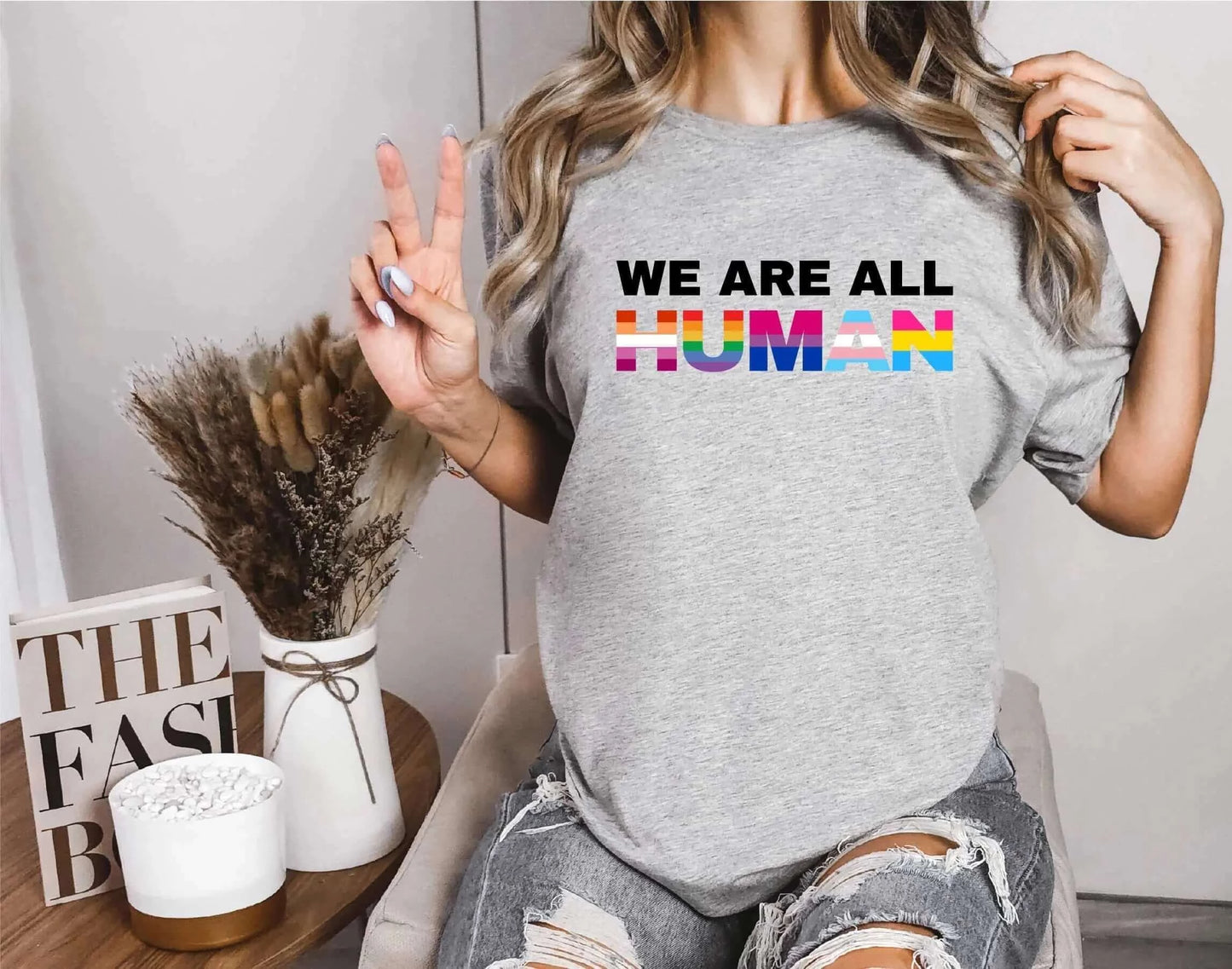 We Are All Human Unisex T-shirt
