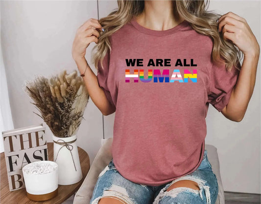 We Are All Human Unisex T-shirt
