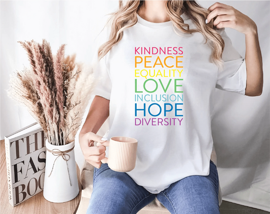 Kindness Equality Love Unisex T-Shirt
