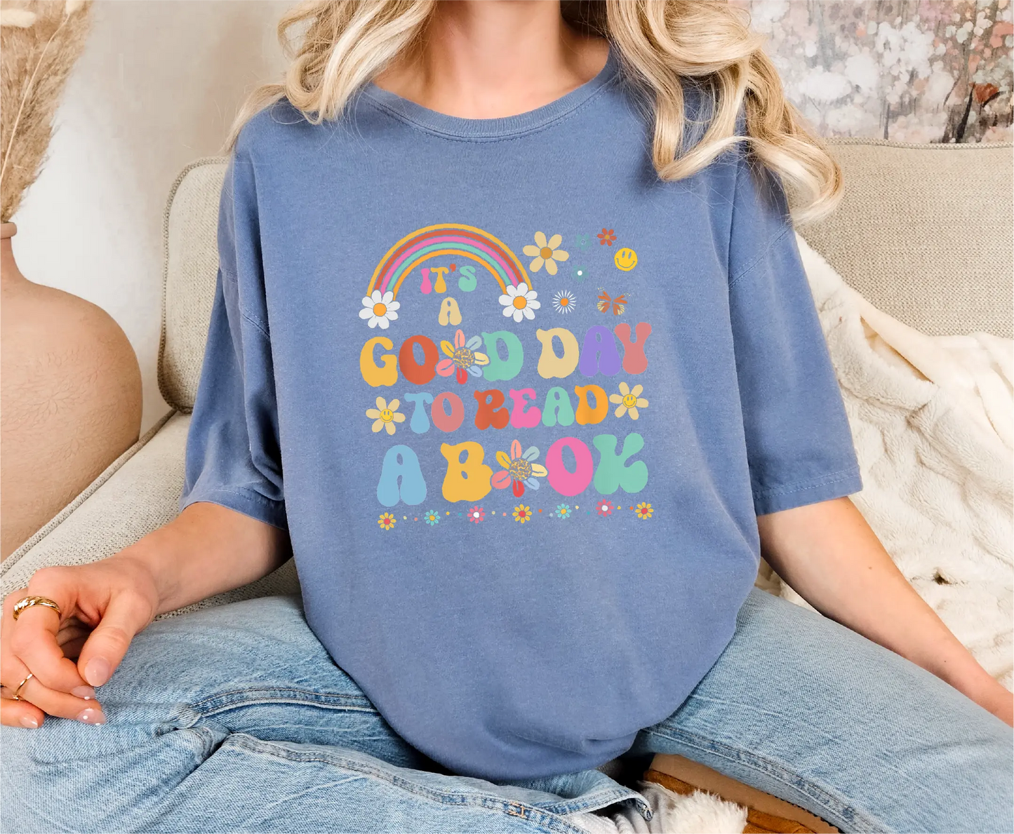 It's A Good Day To Read A Book Comfort Colors T-Shirt