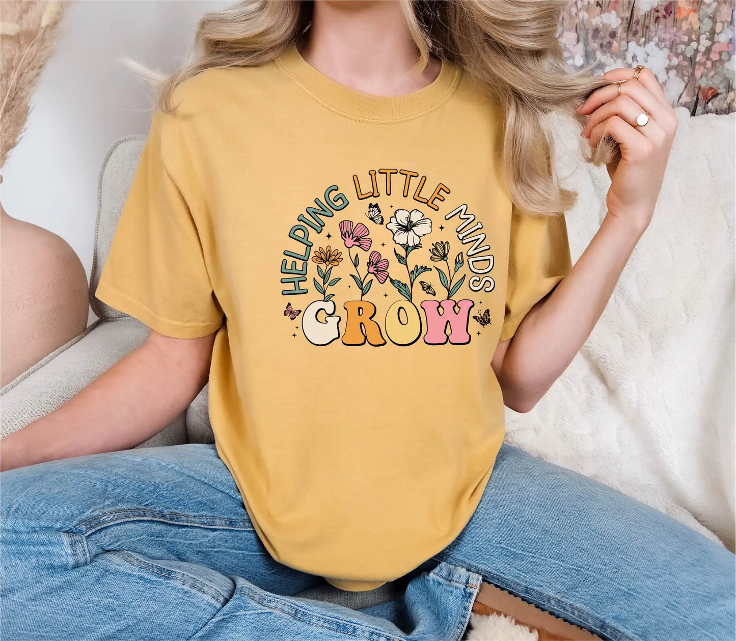 Helping Little Minds Grow Comfort Colors T-Shirt