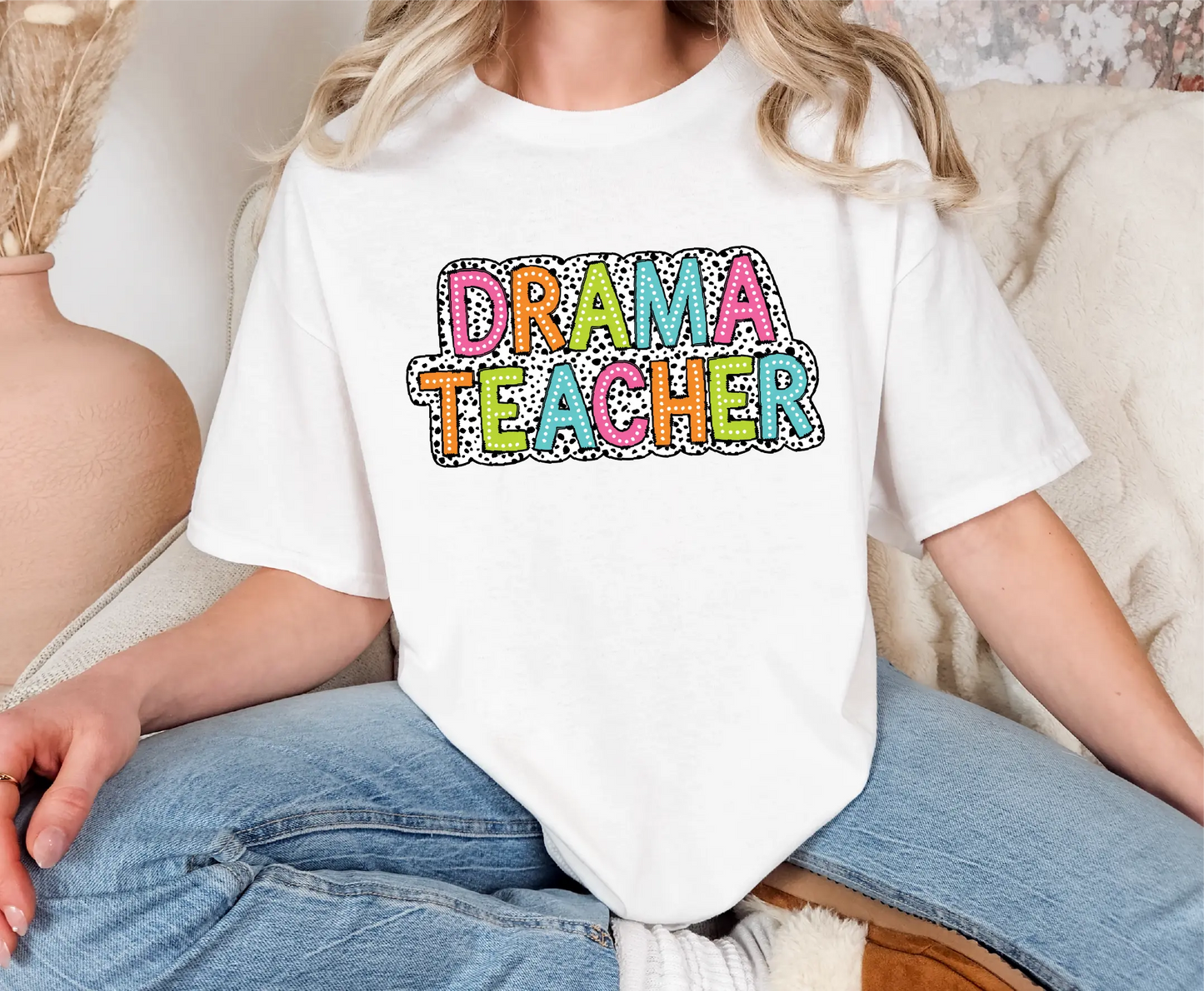 Drama Teacher Dalmatian Comfort Colors T-Shirt