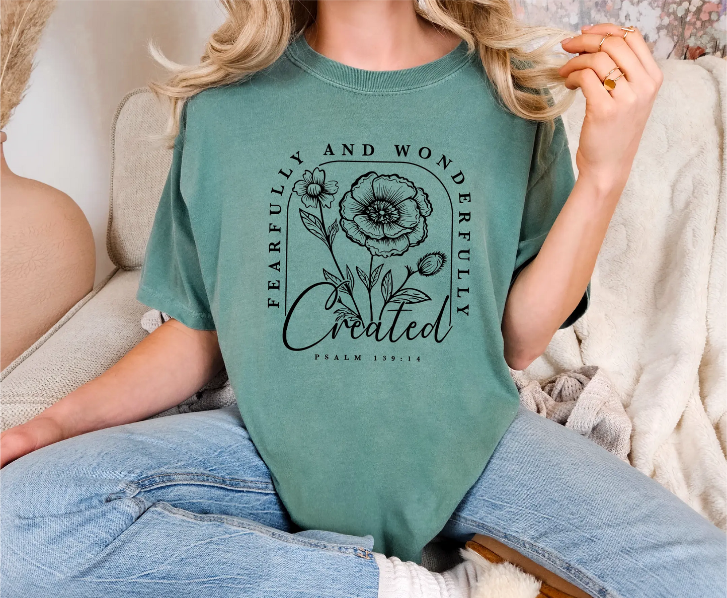 Fearfully And Wonderfully Created Comfort Colors T-Shirt