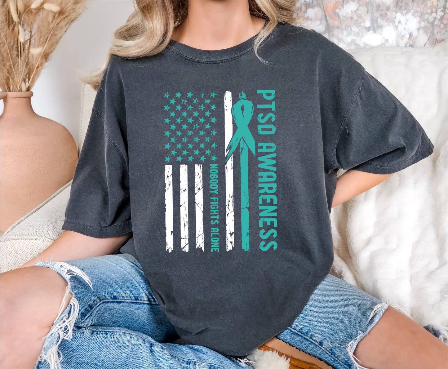 PTSD Awareness Comfort Colors T-Shirt