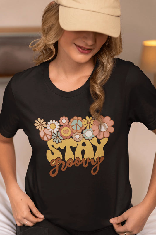 Stay Groovy T-Shirt , Birthday Party Gift