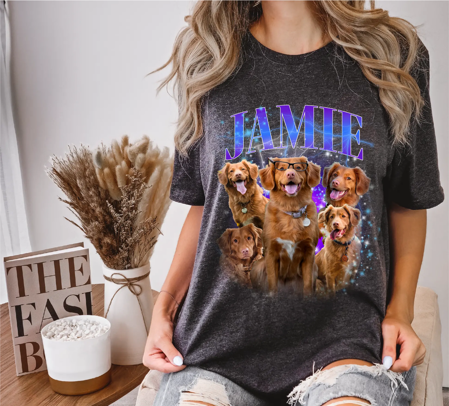 Custom Pet Portrait T-Shirt