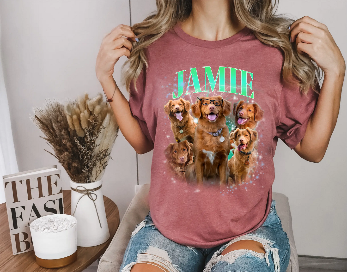 Custom Pet Portrait T-Shirt