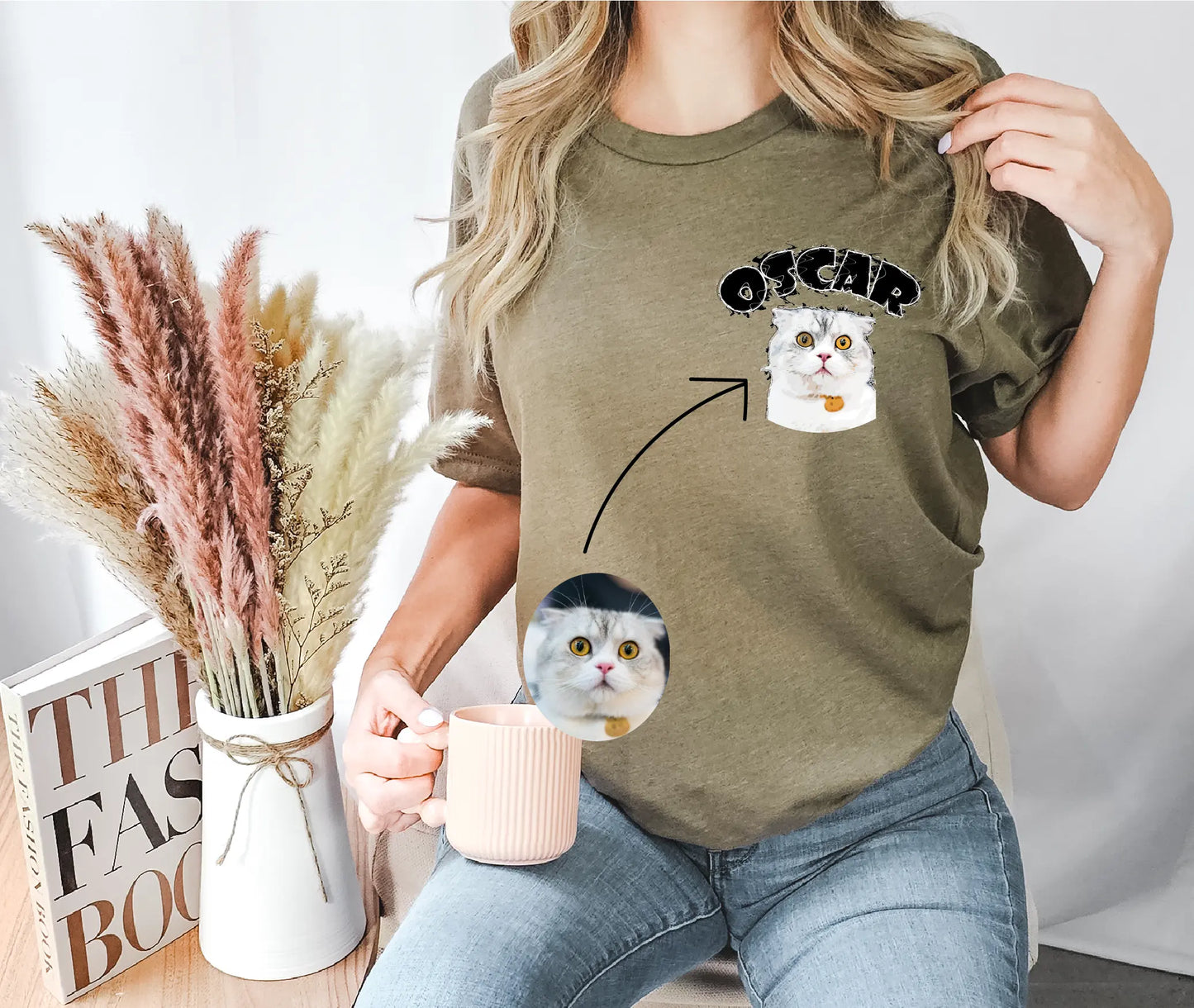 Custom Pet Cartoon T-Shirt