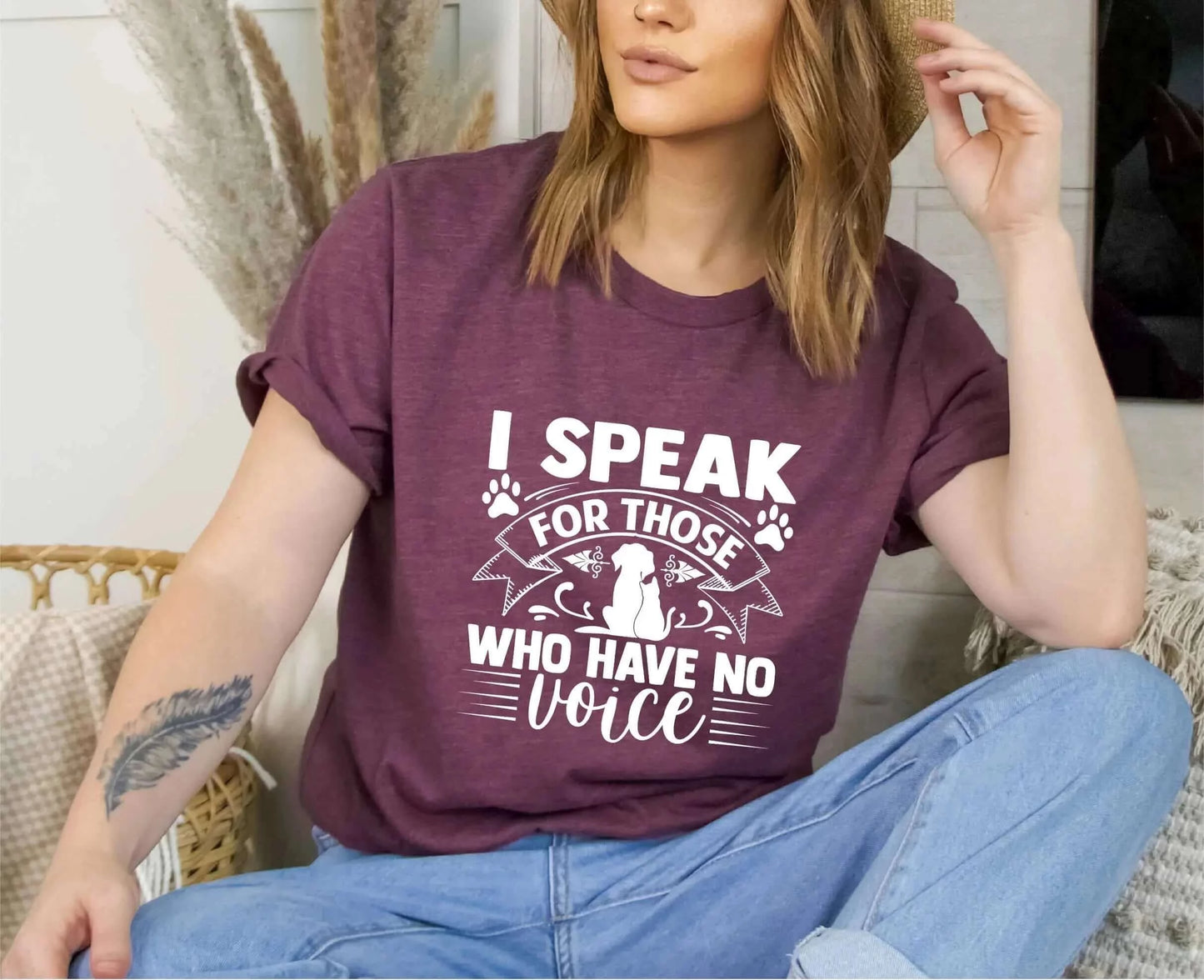 I Speak For Those Who Have No Voice Shirt Unisex T-shirt