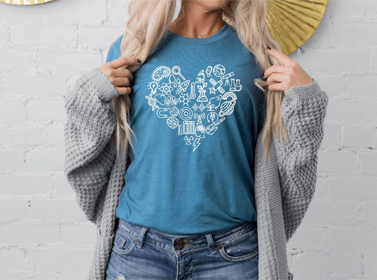 Science Heart T-Shirt