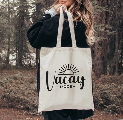 Vacay Mode Canvas Tote Bag