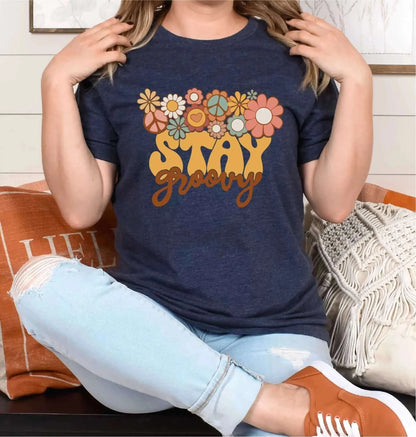 Stay Groovy T-Shirt , Birthday Party Gift