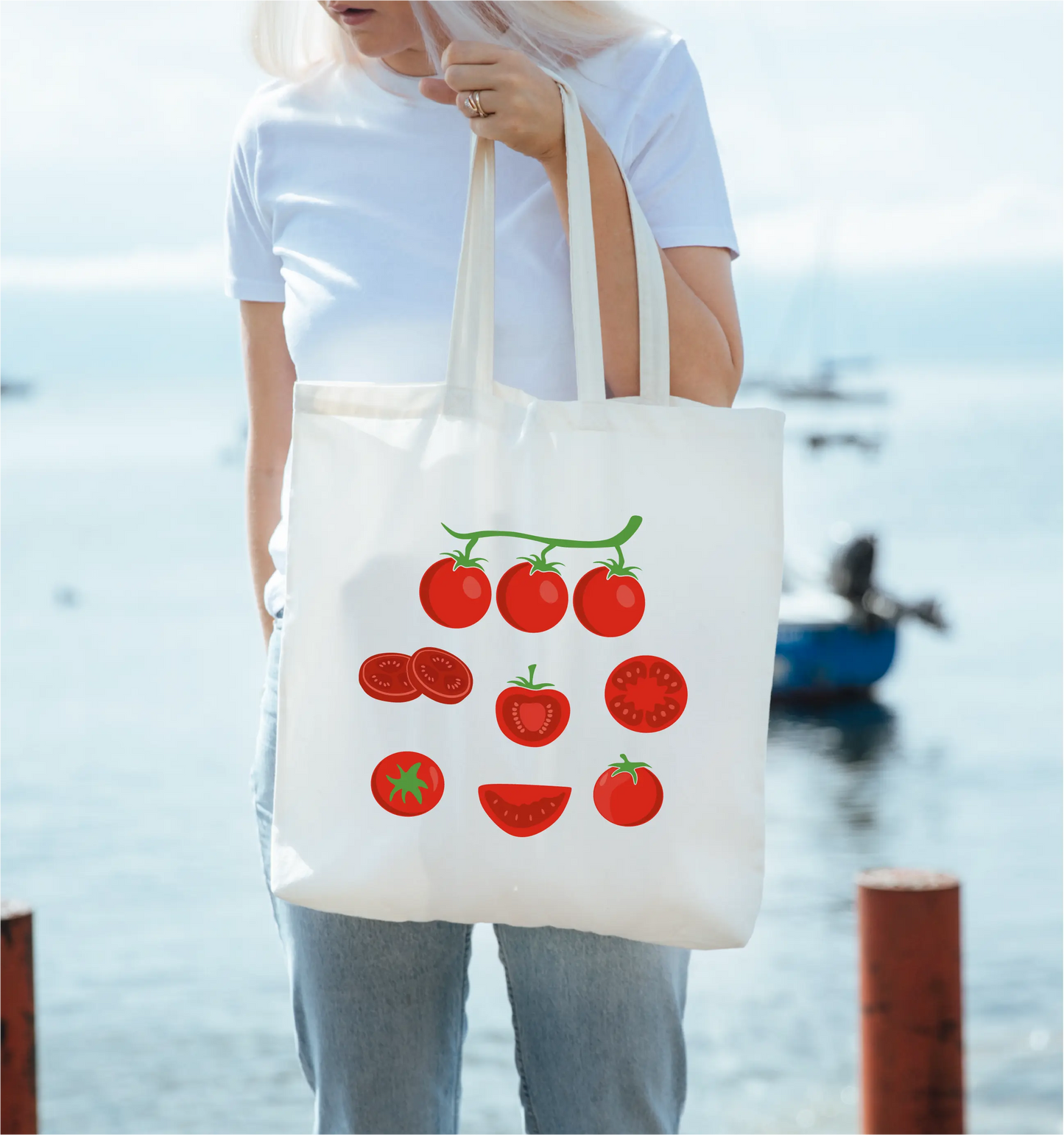 Tomatoes Canvas Tote Bag