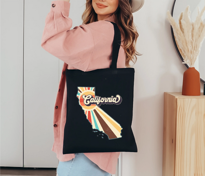 California Canvas Tote Bag