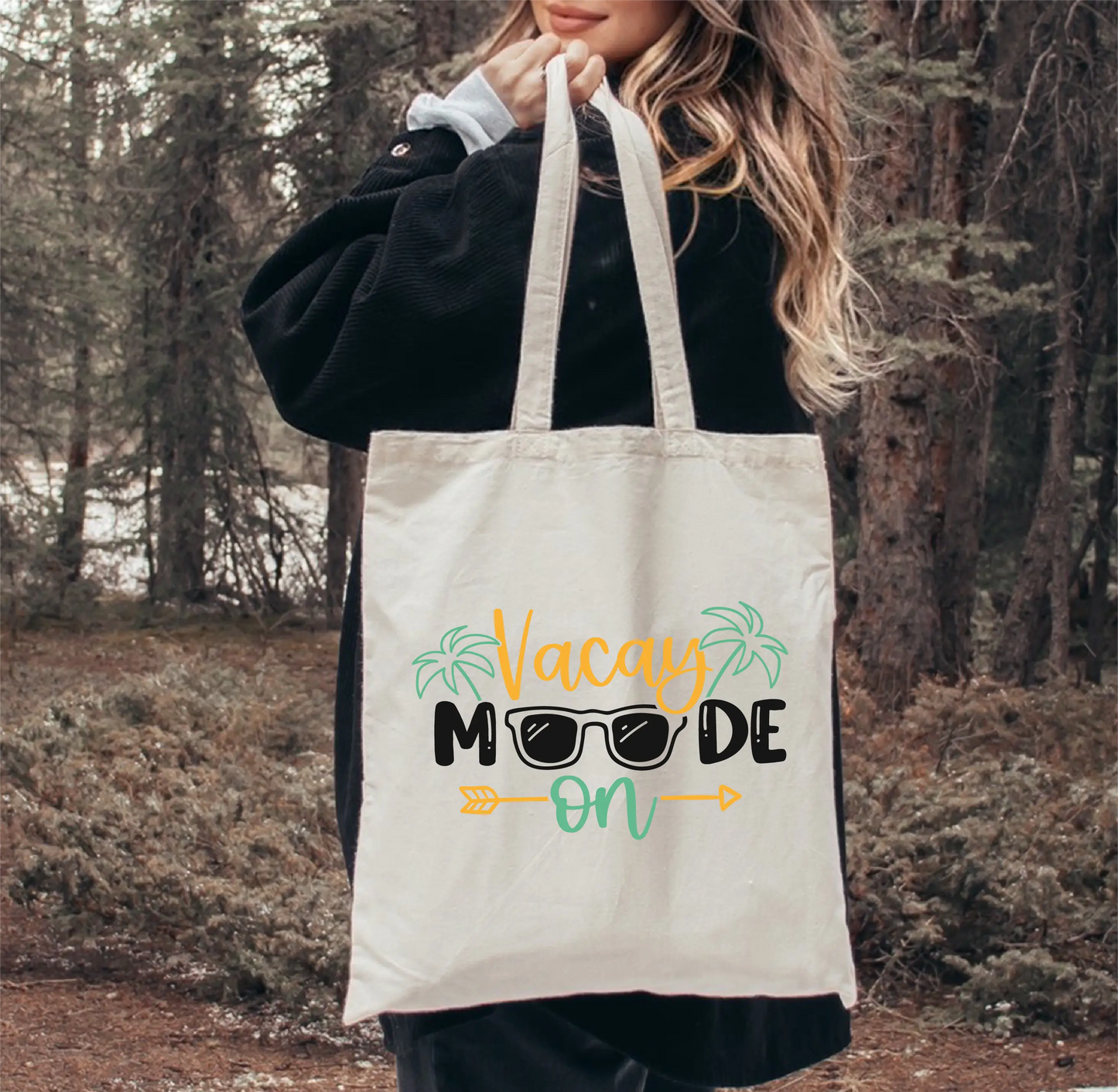 Vacay Mode On Canvas Tote Bag