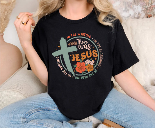 Floral Jesus Comfort Colors T-Shirt