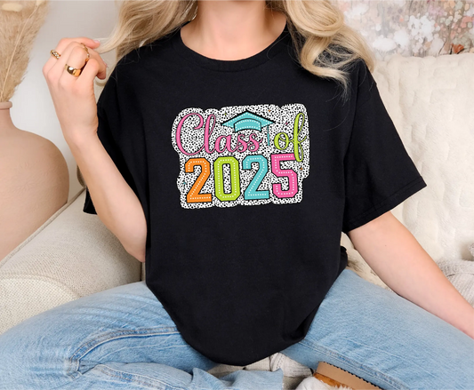 Class of 2025 Dalmatian Comfort Colors T-Shirt