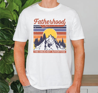 Fatherhood The Greatest Adventure Comfort Colors T-Shirt