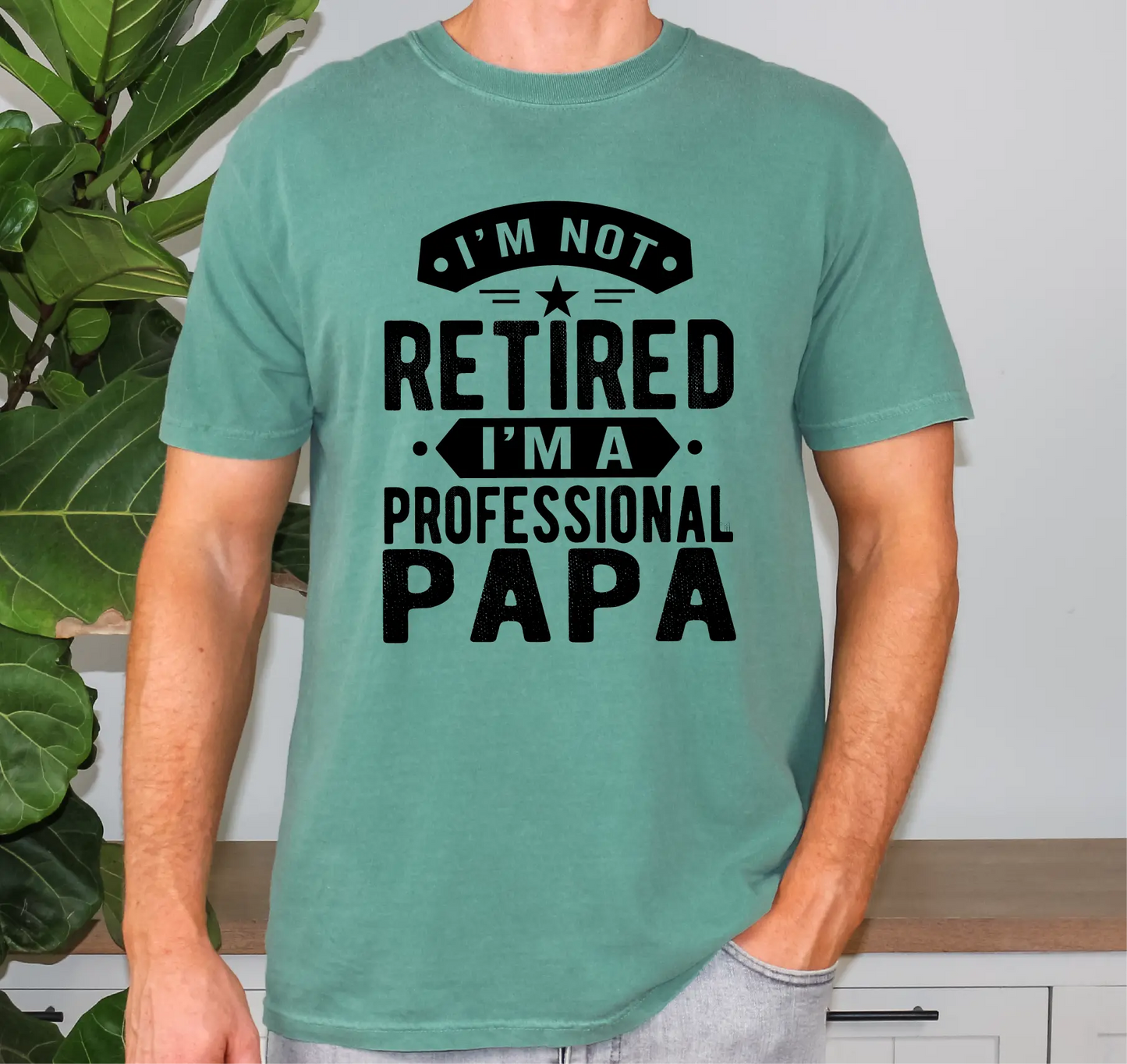 I'm Not Retired I'm A Professional Papa Comfort Colors T-Shirt