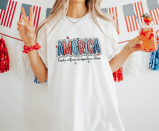 America Freedom Comfort Colors T-Shirt