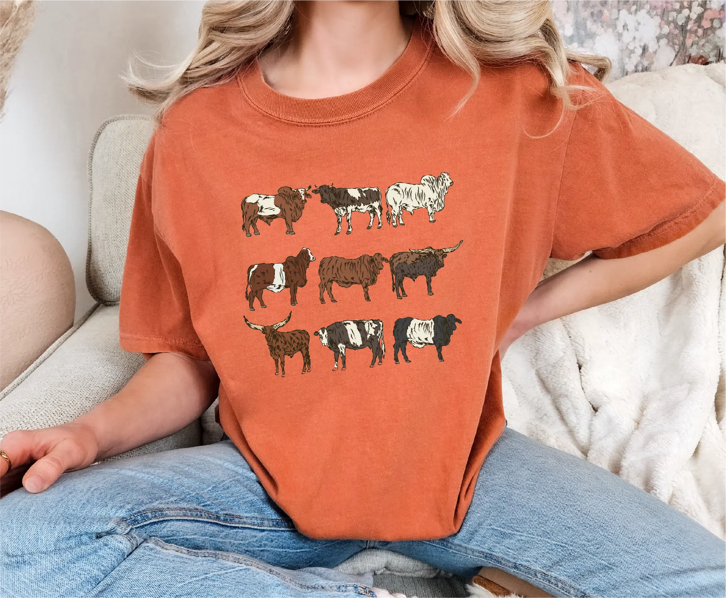 Western Bulls Comfort Colors T-Shirt