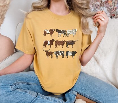 Western Bulls Comfort Colors T-Shirt