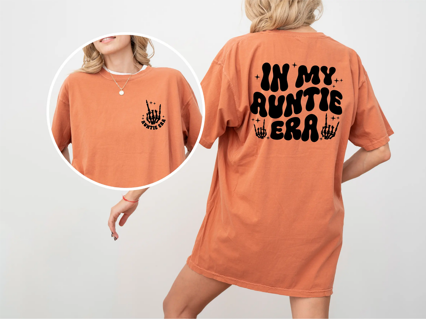 In My Auntie Era Skeleton Comfort Colors T-Shirt