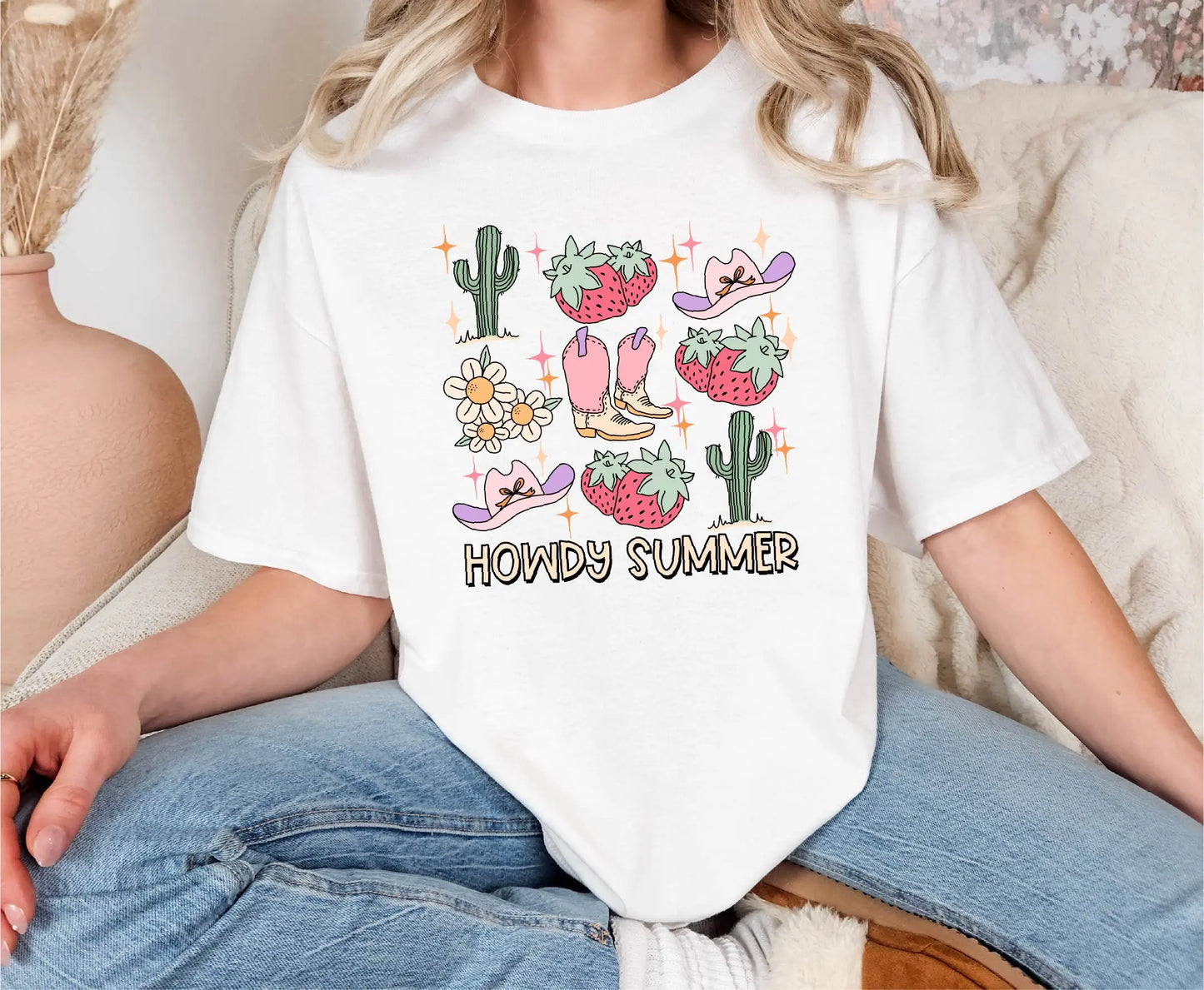 Howdy Summer Comfort Colors T-Shirt