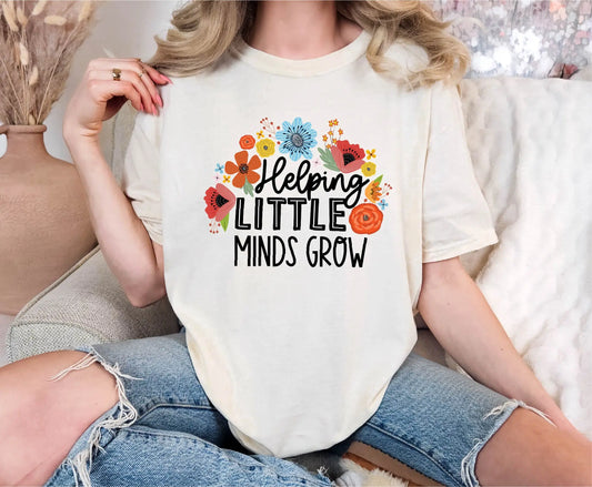 Floral Cute Teacher Comfort Colors T-Shirt