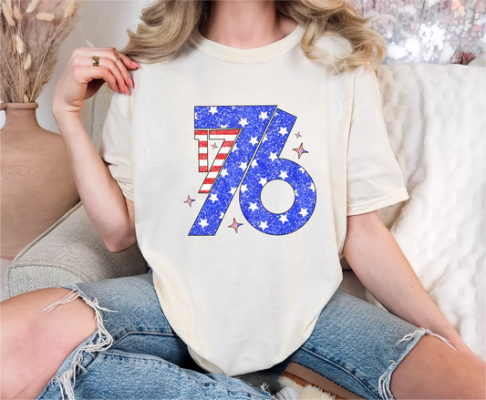 1776 USA Flag Comfort Colors T-Shirt