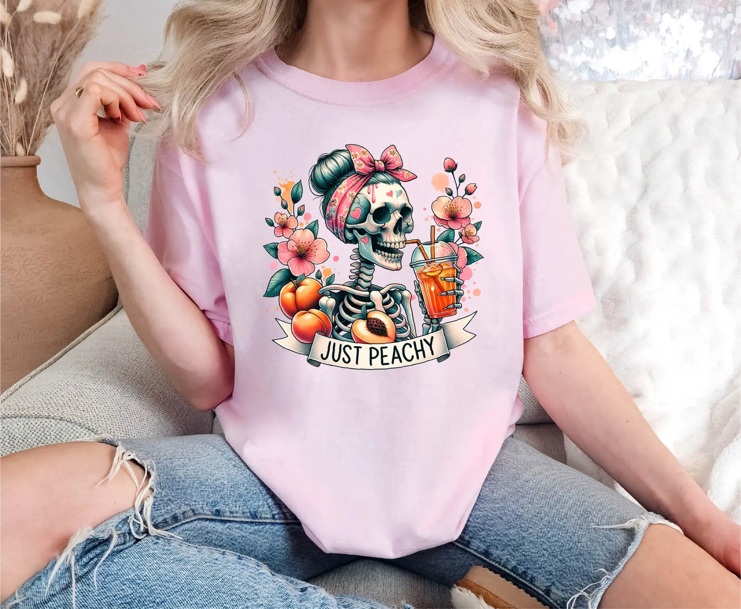 Just Peachy Comfort Colors T-Shirt