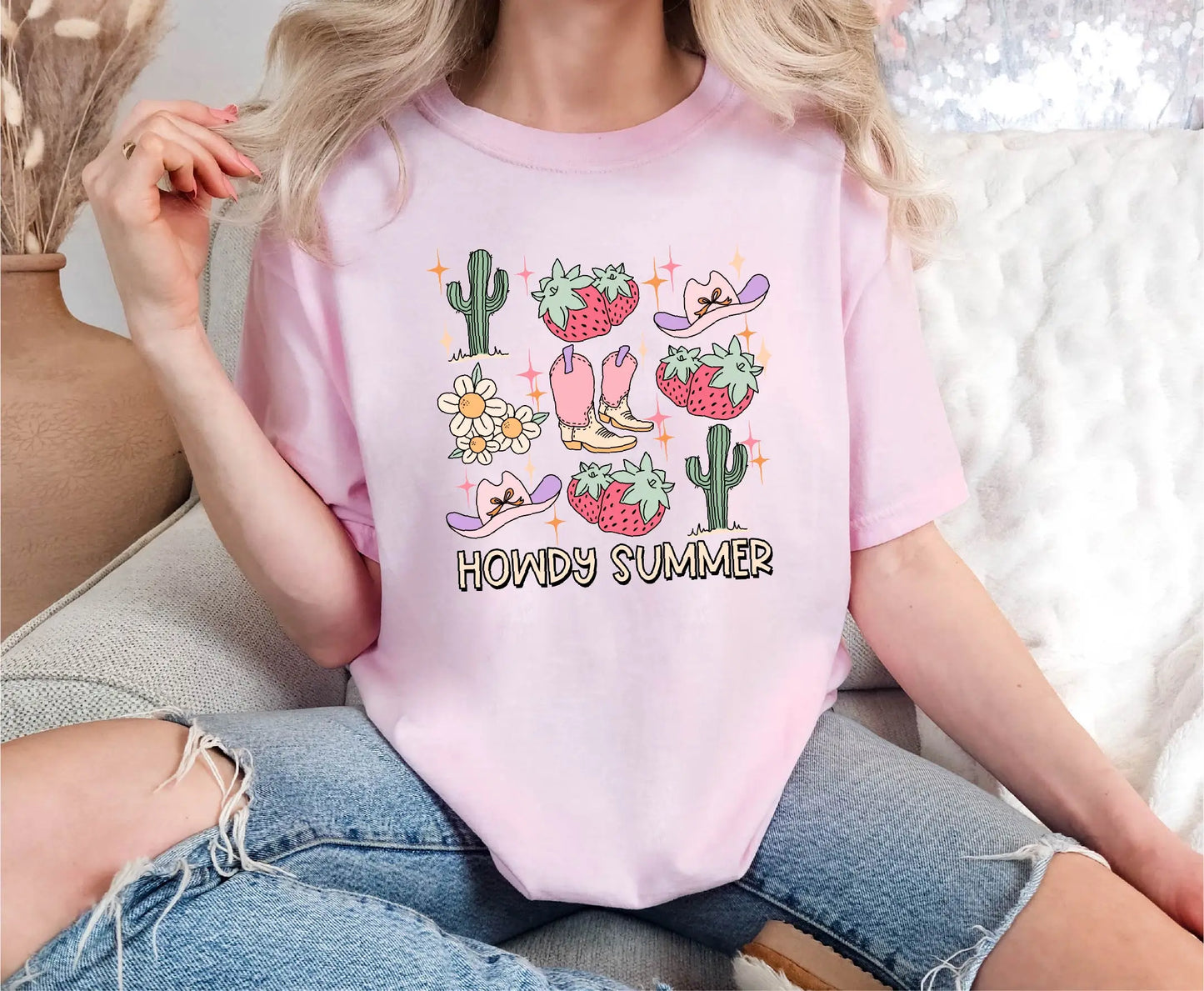 Howdy Summer Comfort Colors T-Shirt