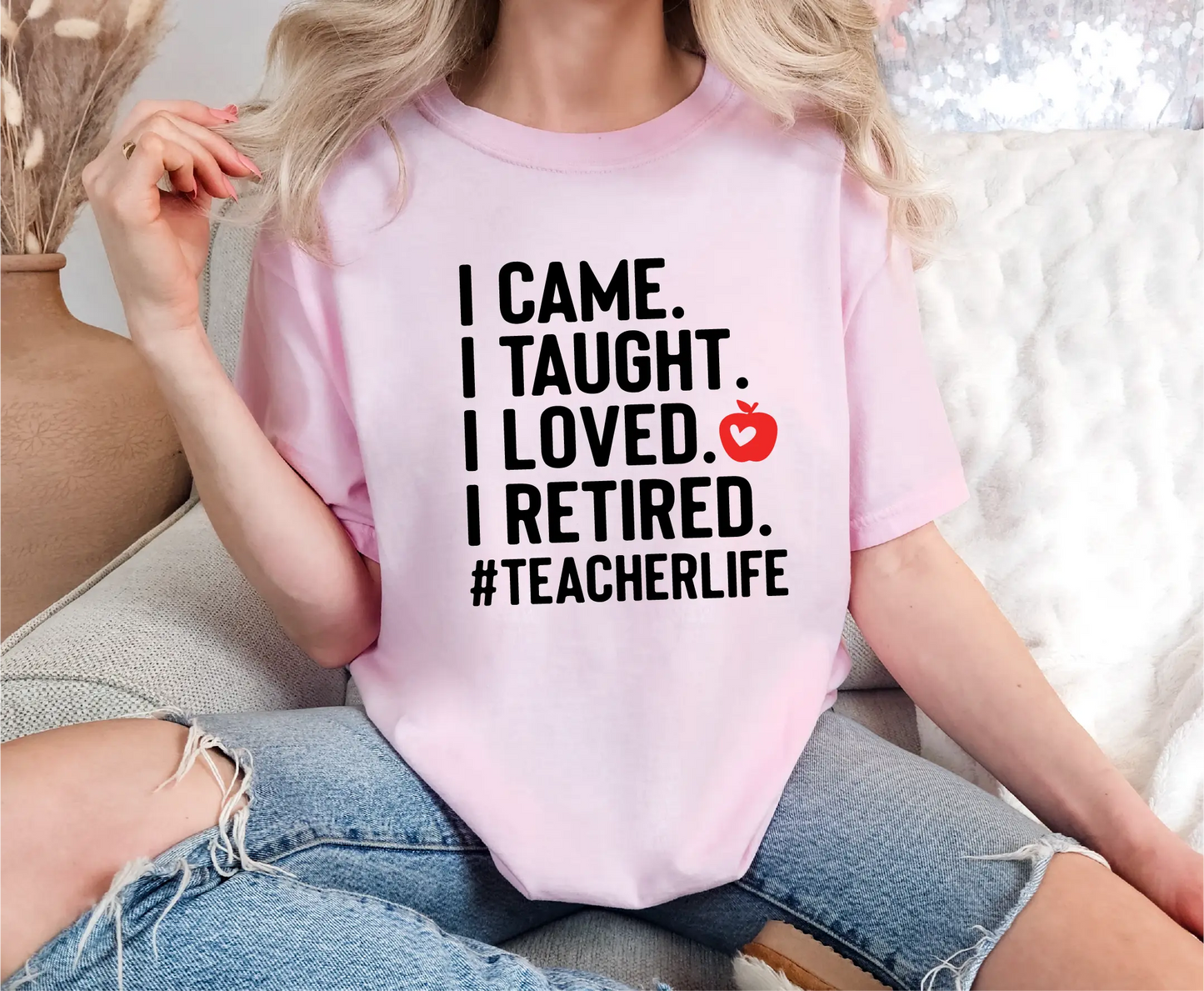 Teacher Retirement Comfort Colors T-Shirt