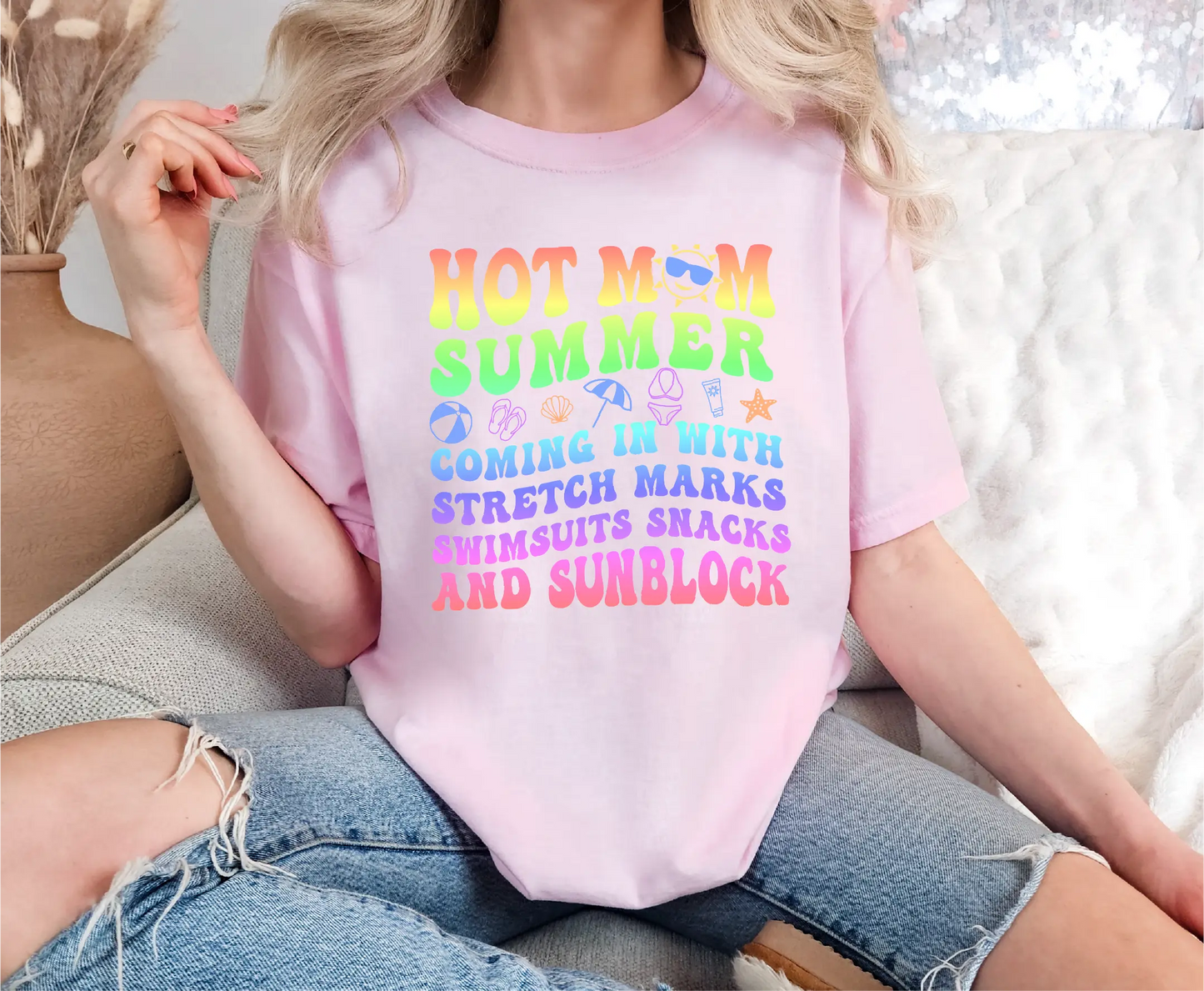 Hot Mom Summer Comfort Colors T-Shirt