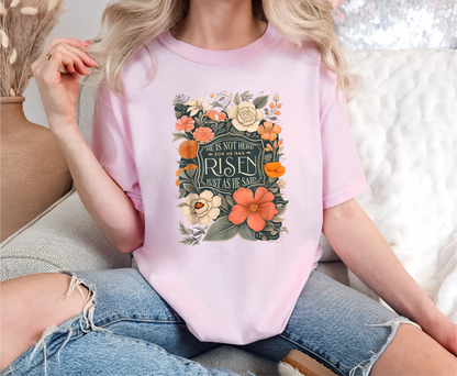 Floral Risen Comfort Colors T-Shirt