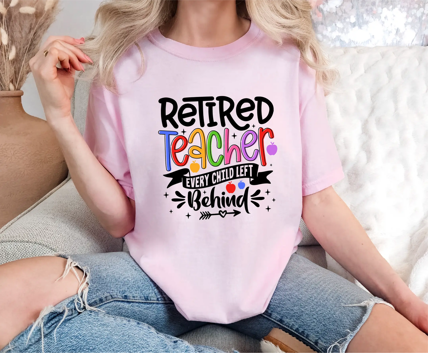 Retired Teacher Comfort Colors T-Shirt