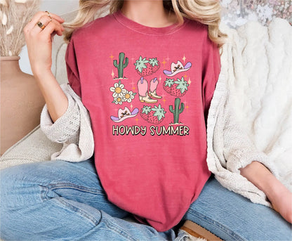 Howdy Summer Comfort Colors T-Shirt