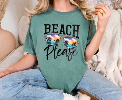 Beach Please Comfort Colors T-Shirt