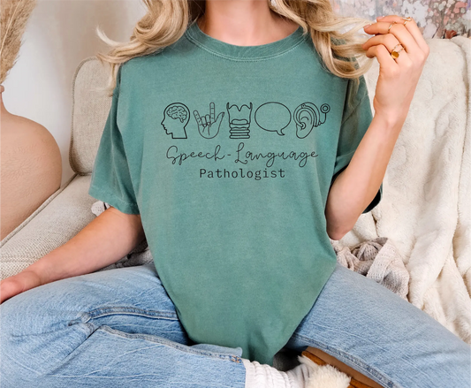 Speech Language Pathologist Comfort Colors T-Shirt