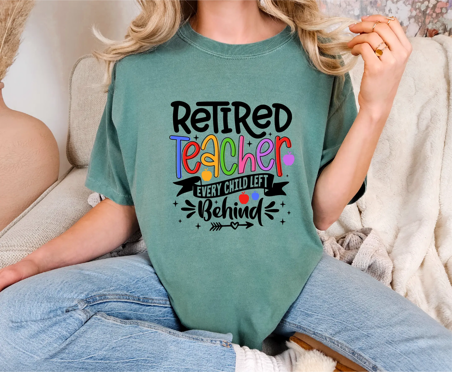 Retired Teacher Comfort Colors T-Shirt