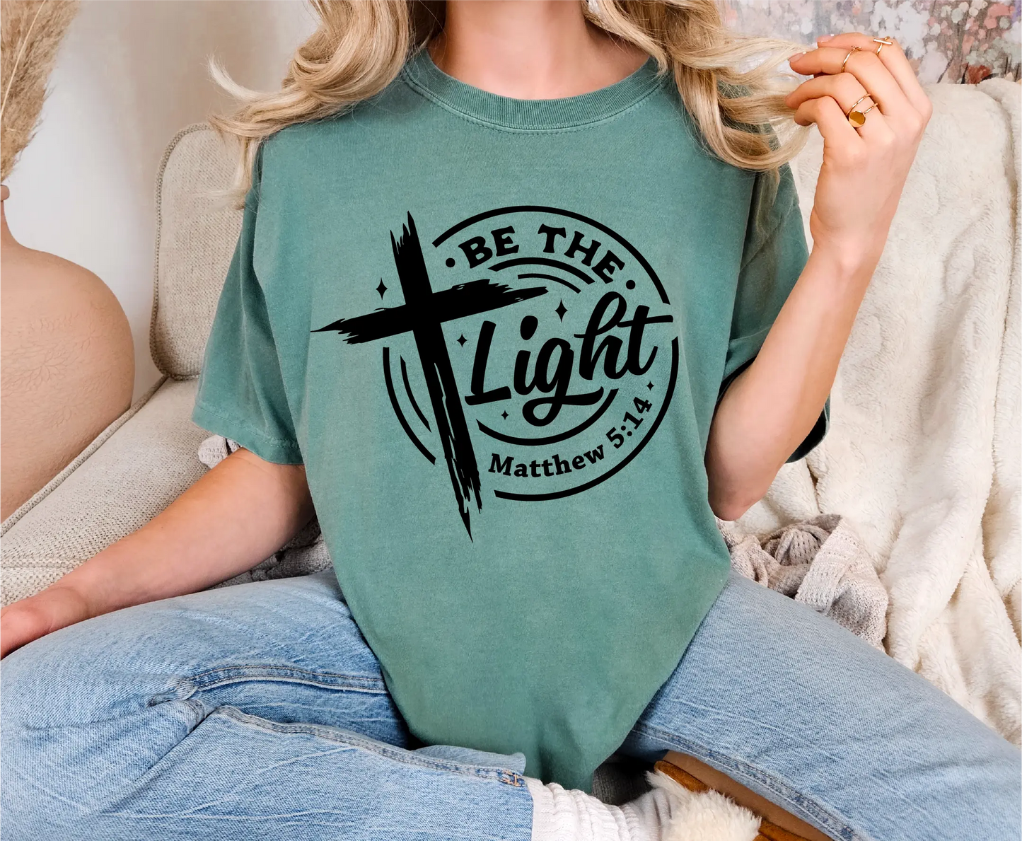 Be The Light Comfort Colors T-Shirt