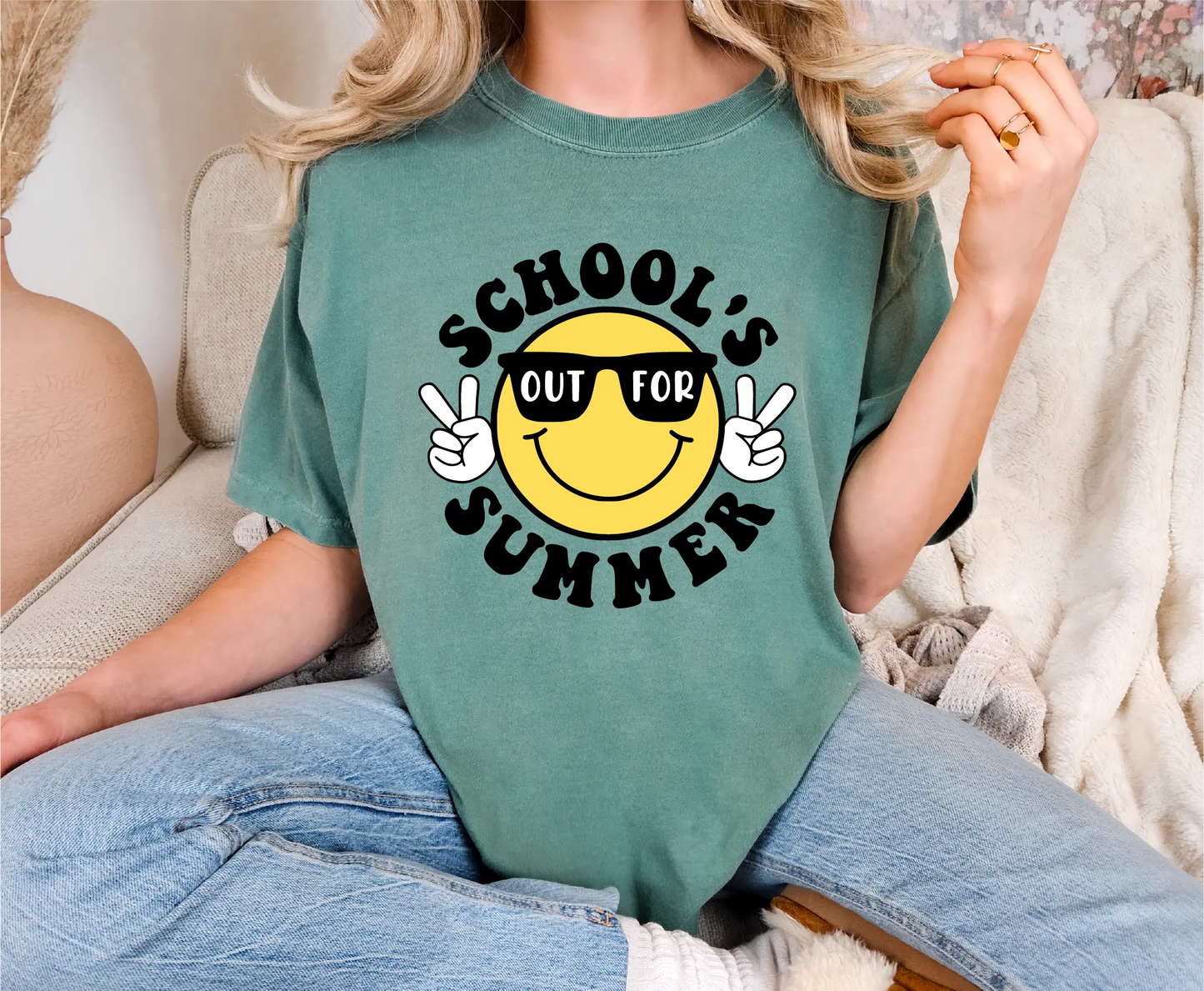 School's Out For Summer Comfort Colors T-Shirt