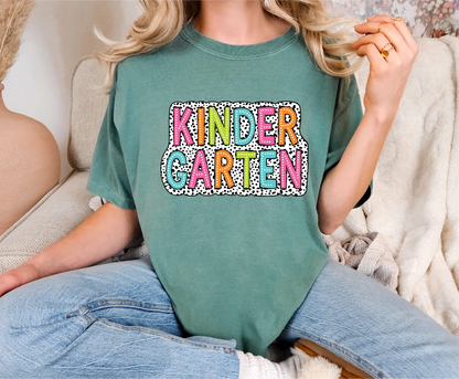 Kindergarten Teacher Dalmatian Comfort Colors T-Shirt