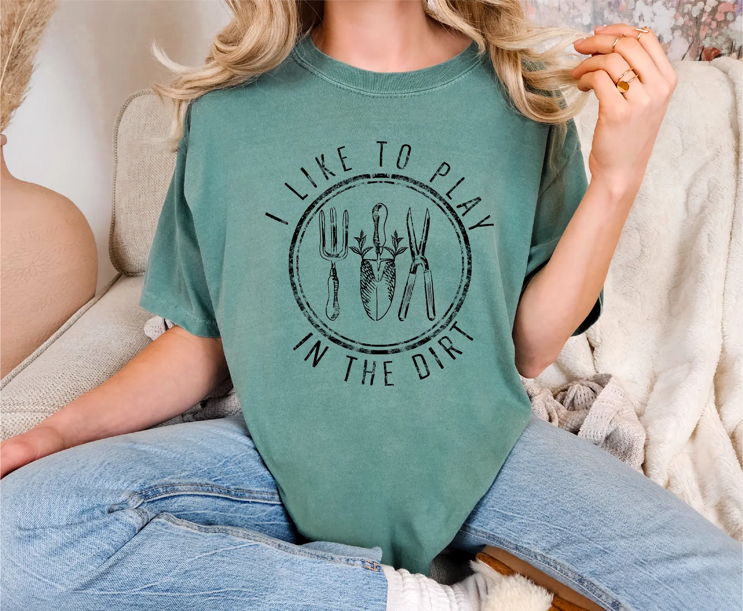 I Like Play In The Dirt Comfort Colors T-Shirt