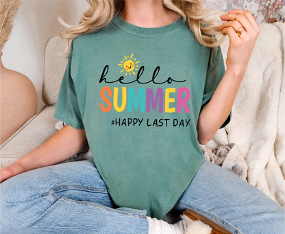 Hello Summer Comfort Colors T-Shirt