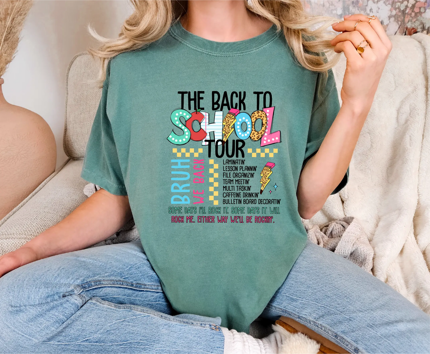 Back to School Tour Comfort Colors T-Shirt