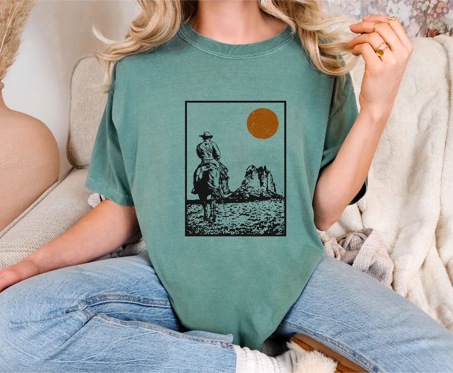 Western Graphic Comfort Colors T-Shirt